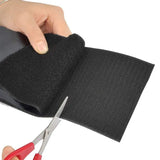Scratch Autocollant Noir pour Empêcher les Coussins de mobilier de Glisser - 15 cm X 1M