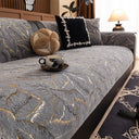 Protège Canapé Chenille Élégance – Douceur Luxe & Maintien Parfait Gris