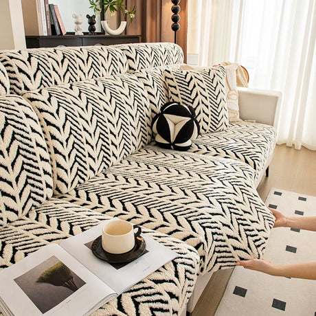 Housses molletonnées universelles pour coussins de fauteuils et de canapés