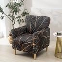 Housses de Fauteuil avec Accoudoirs à Motifs