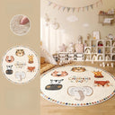 Tapis Rond Cartoon Animaux