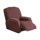 Housse de fauteuil & canapé relax inclinable – couleurs unies