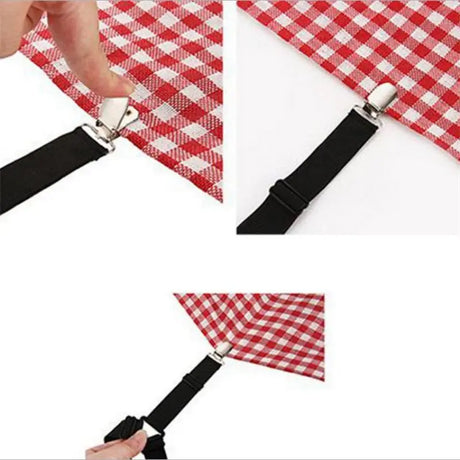 Kit Attaches Drap Housse – Lot de 4