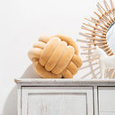 1 Coussin Boule Nœud Design – Décoratif Moderne en Velours