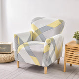 Housses de Fauteuil avec Accoudoirs à Motifs