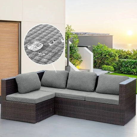 Housse de Coussin Extérieur Imperméable Microfibre