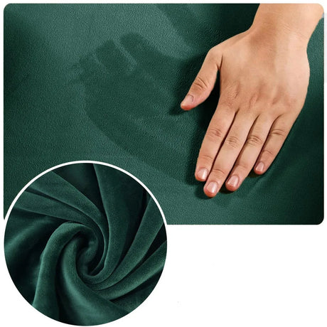 Housse de Coussin Extérieur Extensible - Velours Assise & Dossier