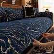Protège Canapé Chenille Élégance – Douceur Luxe & Maintien Parfait bleu