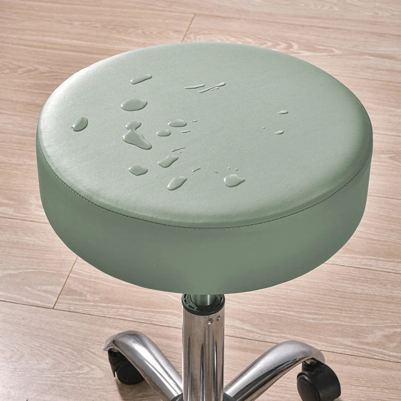 Housse Imperméable Ronde pour Tabouret avec Bandes élastiques