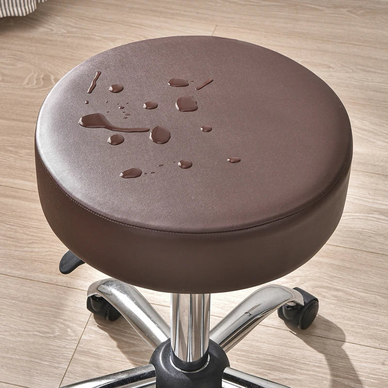 Housse Imperméable Ronde pour Tabouret avec Bandes élastiques