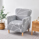 Housses de Fauteuil avec Accoudoirs à Motifs