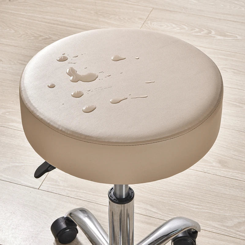 Housse Imperméable Ronde pour Tabouret avec Bandes élastiques