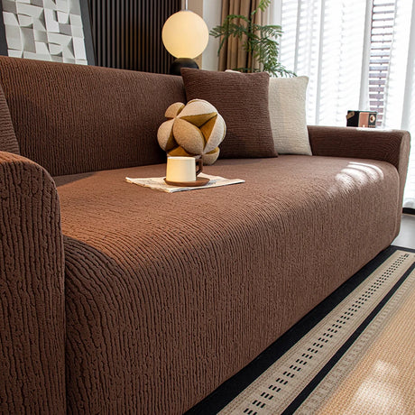 Housse de canapé extensible en Jacquard antidérapante