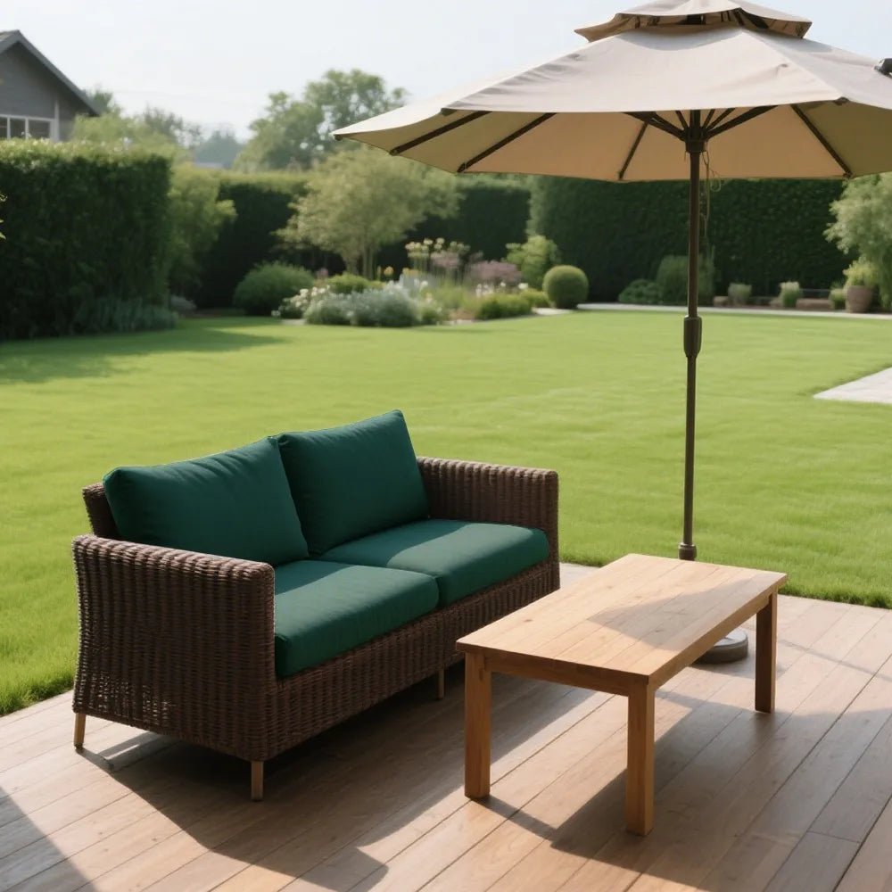 Housse de Coussin Extérieur Extensible - Velours Assise & Dossier