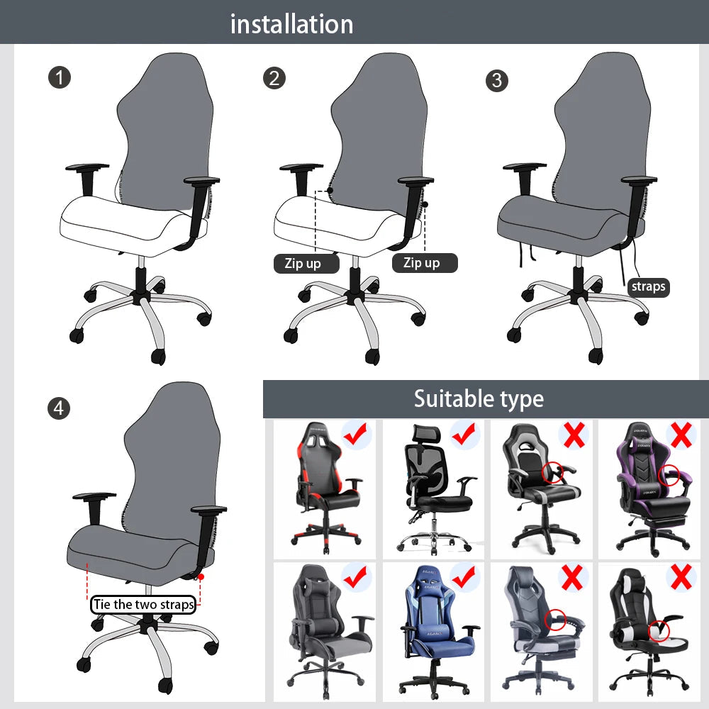Housses de Chaise Gaming