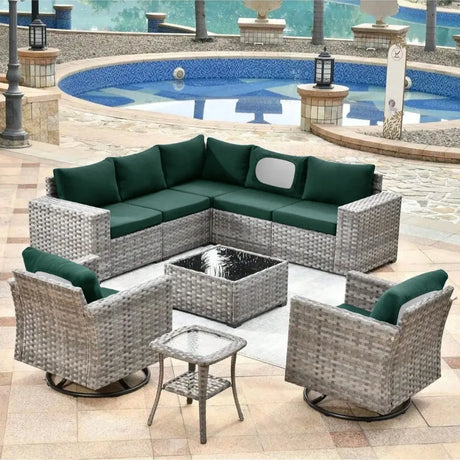 Housse de Coussin Extérieur Extensible - Velours Assise & Dossier