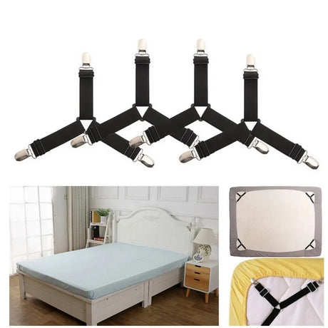 Kit Attaches Drap Housse – Lot de 4