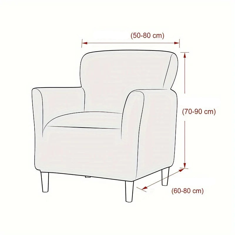 Housses de Fauteuil avec Accoudoirs en Microfibre