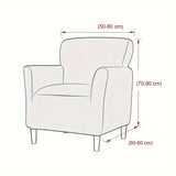 Housses de Fauteuil avec Accoudoirs en Microfibre