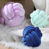 1 Coussin Boule Nœud Design – Décoratif Moderne en Velours