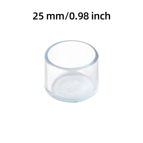 Protections en silicone pour pieds de chaises et tables ronds – Lot de 8