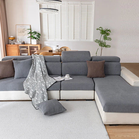 Housses de Coussins Jacquard Ligne – Pour Siège, Assise & Dossier