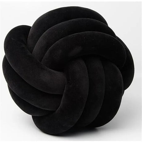 Coussin Boule Nœud Design – Décoratif Moderne en Velours