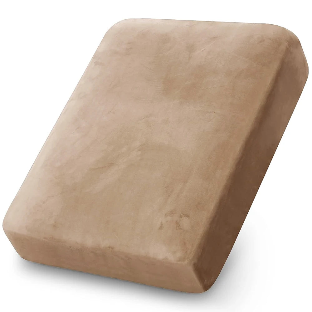 Housse de Coussin Extérieur Extensible - Velours Assise & Dossier