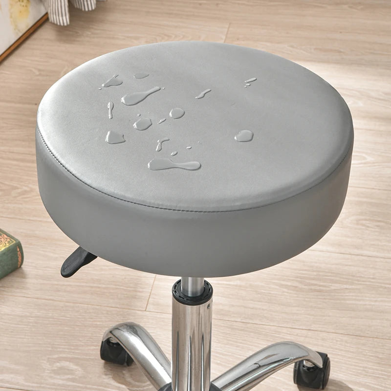 Housse Imperméable Ronde pour Tabouret avec Bandes élastiques