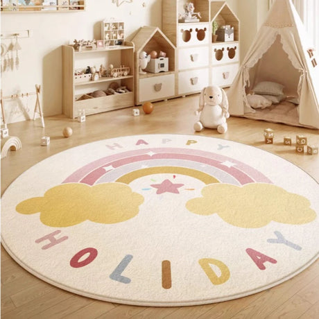 Tapis Rond Cartoon Animaux