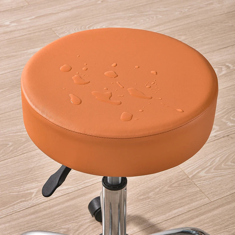 Housse Imperméable Ronde pour Tabouret avec Bandes élastiques