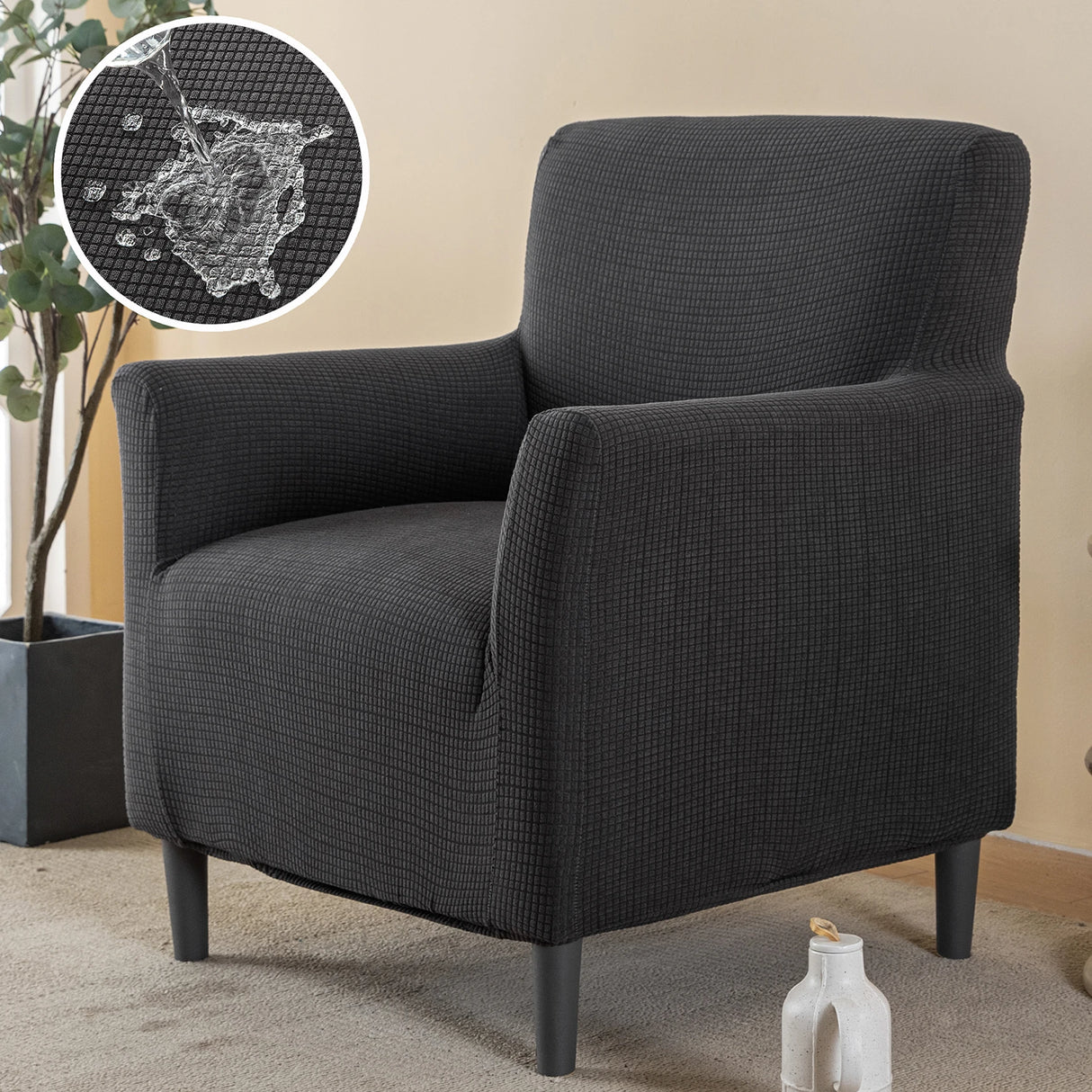 housse de fauteuil microfibre