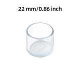 Protections en silicone pour pieds de chaises et tables ronds – Lot de 8