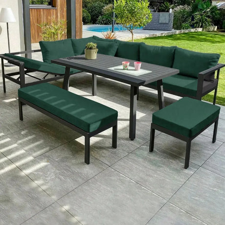 Housse de Coussin Extérieur Extensible - Velours Assise & Dossier