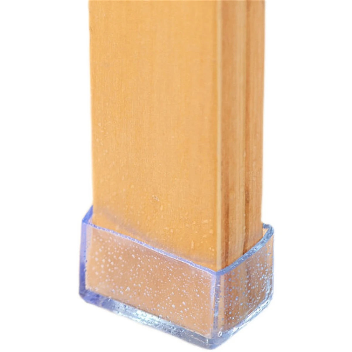 Protections en silicone pour pieds de chaises et tables carrés – Lot de 8