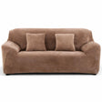 Velours Camel - Housse de Canapé Extensible