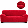 Velours Rouge - Housse de Canapé Extensible