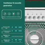 Ventilateur Silencieux Climatiseur Portable Brumisateur USB - FreezeX Air® - La Maison de la Housse®
