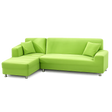 Vert Pomme Bonbon - Housse de Canapé d’Angle Extensible
