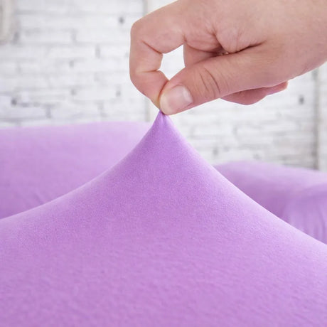 Violet Clair - Housse de Canapé tissus Extensible