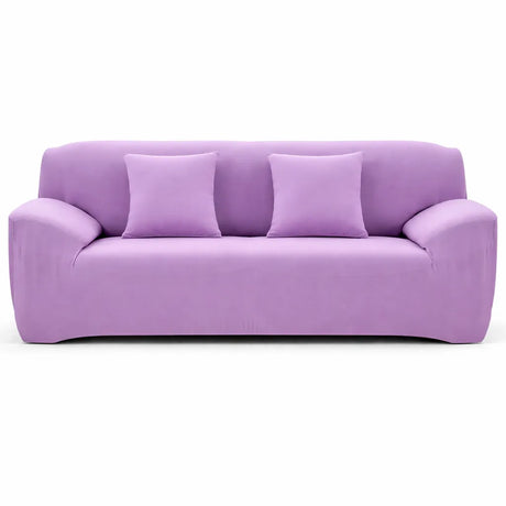 Violet Clair - Housse de Canapé Extensible