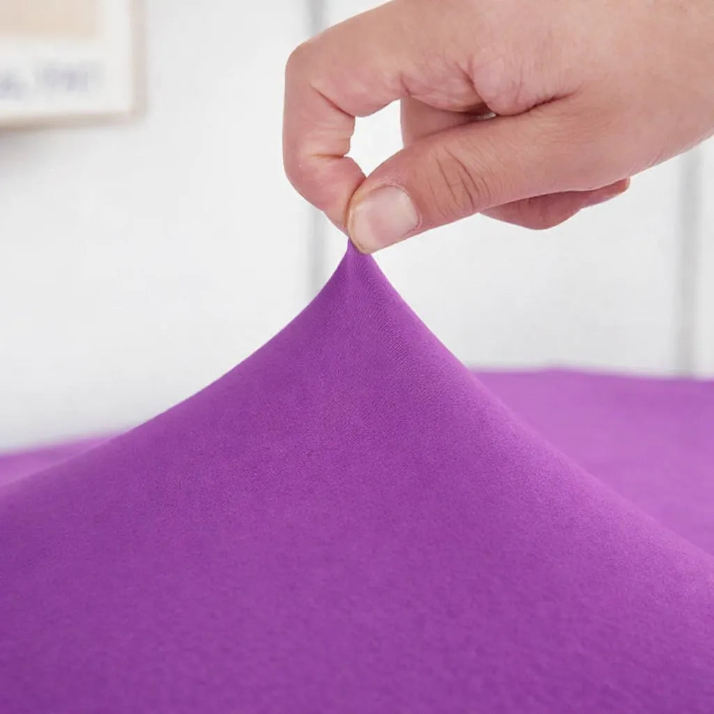 Violet Lavande - Housse de Canapé en tissus Extensible