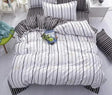 copie-de-housse-de-couette-de-lit-bande-blanche-polyester-coton – La Maison de la Housse