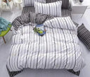 copie-de-housse-de-couette-de-lit-bande-blanche-polyester-coton – La Maison de la Housse