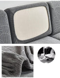 Destockage - Housse Coussin d'Assise Canapé - Jacquard Gris - La Maison de la Housse®