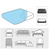 Destockage - Housse Coussin d'Assise Canapé - Jacquard Gris - La Maison de la Housse®