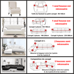 DESTOCKAGE Housse De Canapé d'Angle - Helich - La Maison de la Housse®