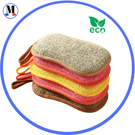 5 Eponges Lavable et Réutilisable pour Eponges Lavable – La Maison de la Housse®