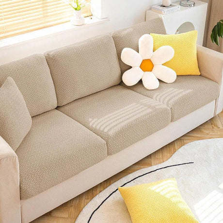Housse Beige Coussin D'assise & Dossier - Canapé & Fauteuil - La Maison de la Housse®
