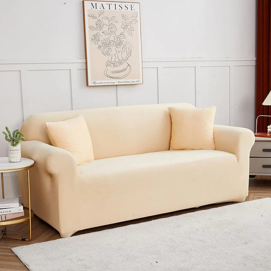 Housse De Canapé Beige